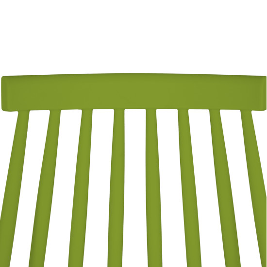 ΚΑΡΕΚΛΑ ΤΡΑΠΕΖΑΡΙΑΣ HM8052.08 VANESSA ΠΡΑΣΙΝΗ ΜΕ ΜΕΤΑΛΛΙΚΑ ΠΟΔΙΑ 42,5x47x81,5 εκ. - 4τεμ **