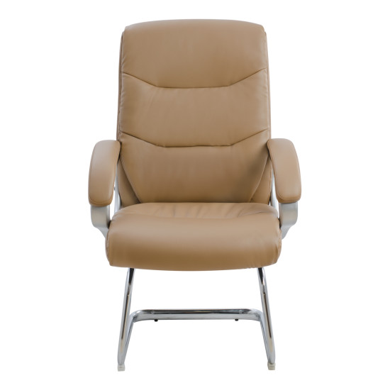 Πολυθρονα ημιπεριστρεφομενη zamora hm1088.09 σε camel χρωμα 63x58x104υεκ **