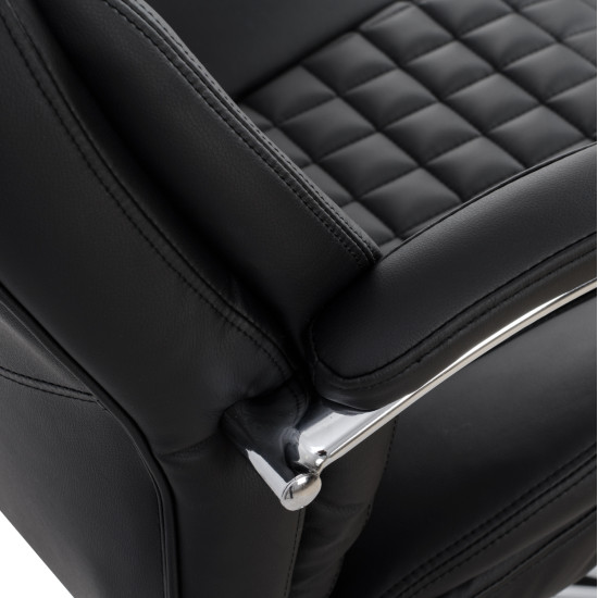 Καρεκλα γραφειου kiev hm1097.01 μαυρη 65x80x127cm ** Καρεκλα γραφειου kiev hm1097.01 μαυρη 65x80x127cm **