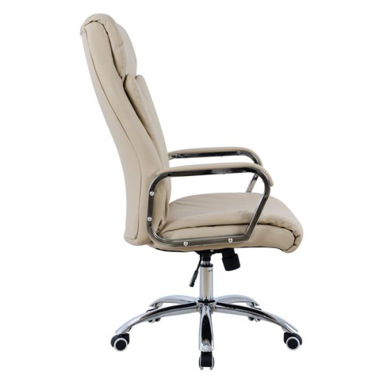 Καρεκλα γραφειου shashi hm1093.07 εκρου 63x80x(118-126) cm **