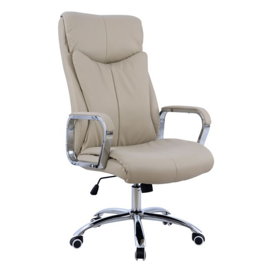 Καρεκλα γραφειου shashi hm1093.07 εκρου 63x80x(118-126) cm **