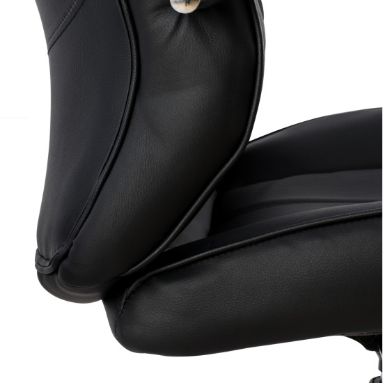 Καρεκλα γραφειου xaviere hm1096.01 μαυρη 64x83x126cm ** Καρεκλα γραφειου xaviere hm1096.01 μαυρη 64x83x126cm **