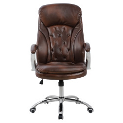 Καρεκλα γραφειου lanisha hm1099.09 καφε 65x73x125cm ** Καρεκλα γραφειου lanisha hm1099.09 καφε 65x73x125cm **