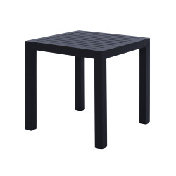 Τραπεζι αλουμινιου qiana hm5402.02 γκρι 45x45x45,5υ εκ. **