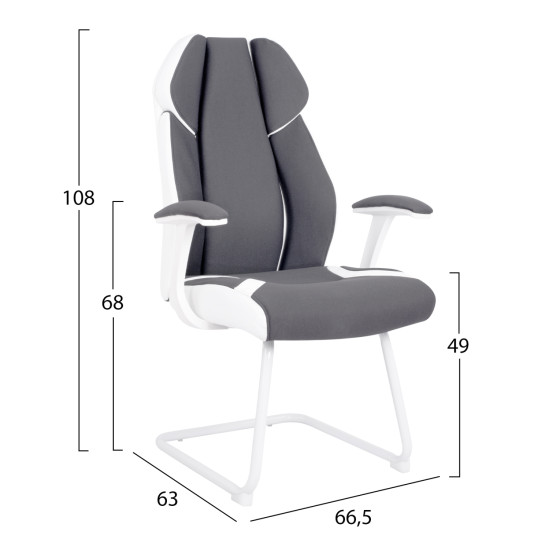 Πολυθρονα zahara hm1102 σε γκρι χρωμα 63x64x107cm **
