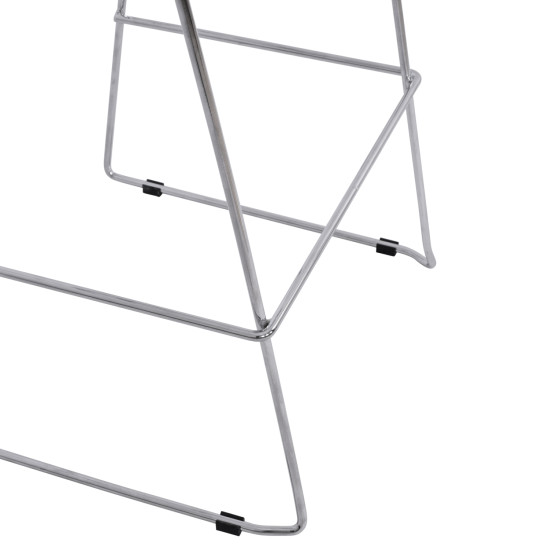 Σκαμπω bar μεταλλικο hm5465.100 lux χρωμιου 57x56,5x107 εκ. **