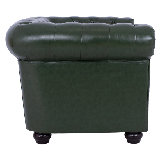 Πολυθρονα t.chesterfield polina hm3011.08 pu κυπαρισσι 106x87x70y εκ. **