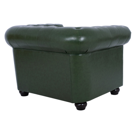 Πολυθρονα t.chesterfield polina hm3011.08 pu κυπαρισσι 106x87x70y εκ. **