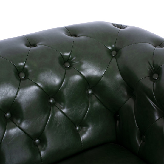 Πολυθρονα t.chesterfield polina hm3011.08 pu κυπαρισσι 106x87x70y εκ. **
