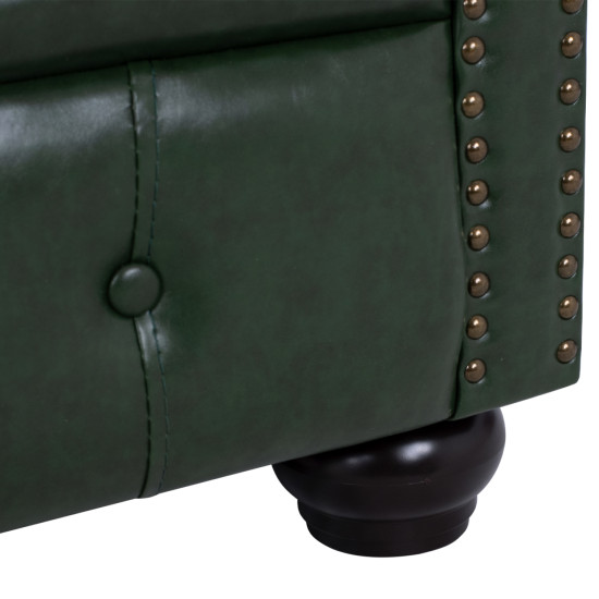 Πολυθρονα t.chesterfield polina hm3011.08 pu κυπαρισσι 106x87x70y εκ. **