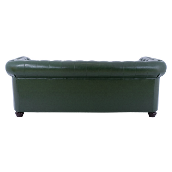 Καναπεσ 3θεσιοσ t.chesterfield hm3009.08 τεχνοδερμα κυπαρισσι 208x90x73 εκ. **