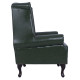 Πολυθρονα-μπερζερα t.chesterfield polina hm0053.08 pu κυπαρισσι 83x79x104 εκ **
