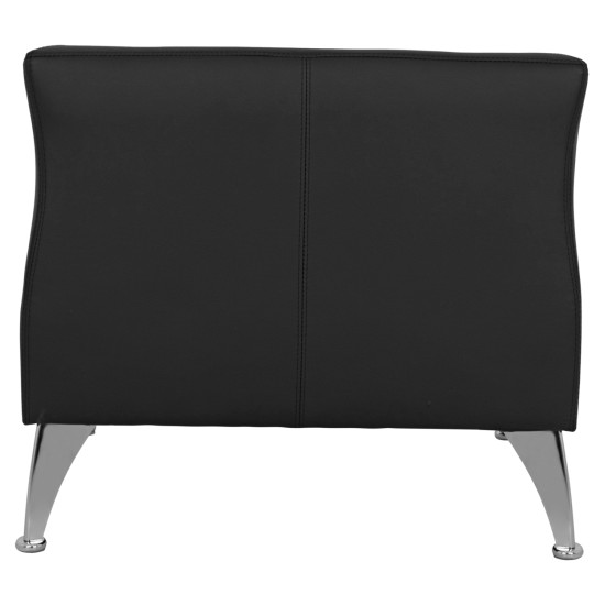Πολυθρονα kiana hm3122.11 με μαυρο pu 80x75x71 εκ. **