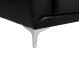 Πολυθρονα kenzie hm3121.11 με μαυρο pu 89x81x81 εκ. **