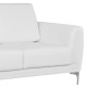 Καναπεσ 2θεσιοσ kενζιε hm3121.22 με λευκο pu 142x81x81 εκ. **