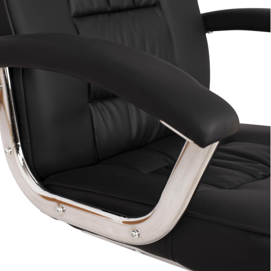 ΚΑΡΕΚΛΑ ΣΥΝΕΡΓΑΣΙΑΣ AMBREY HM1114 ΜΕ ΜΑΥΡΟ PU ΜΕ ΒΑΣΗ ΧΡΩΜΙΟΥ 61.5x62x98 cm. - 2τεμ ** ΚΑΡΕΚΛΑ ΣΥΝΕΡΓΑΣΙΑΣ AMBREY HM1114 ΜΕ ΜΑΥΡΟ PU ΜΕ ΒΑΣΗ ΧΡΩΜΙΟΥ 61.5x62x98 cm. - 2τεμ **