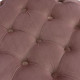 Σκαμπο kassie  σαπιο μηλο βελουδο τυπου chesterfield hm8406.02 φ60x43υ εκ. **
