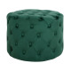 Σκαμπο kassie κυπαρισσι βελουδο τυπου chesterfield hm8406.03 φ60x43υ εκ. **
