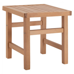 Σκαμπω-τραπεζακι φυσικο εμποτισμου koli 40χ40x45υ εκ. hm289.03 **