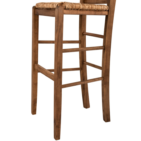 Σκαμπω μπαρ επιλοχια jhett καρυδι με ψαθα εμποτισμοσ hm10377.01 ** Σκαμπω μπαρ επιλοχια jhett καρυδι με ψαθα εμποτισμοσ hm10377.01 **