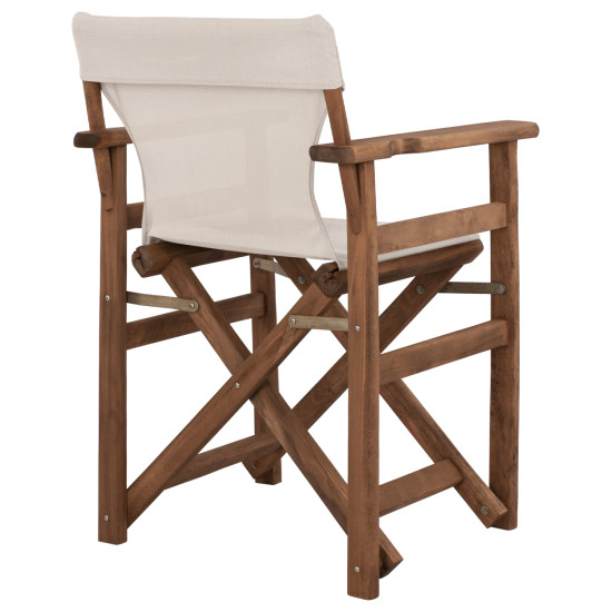 Καρεκλα σκηνοθετη λημνοσ καρυδι πανι εκρου textilene hm10368.60 57x54x88,5 εκ. ** Καρεκλα σκηνοθετη λημνοσ καρυδι πανι εκρου textilene hm10368.60 57x54x88,5 εκ. **