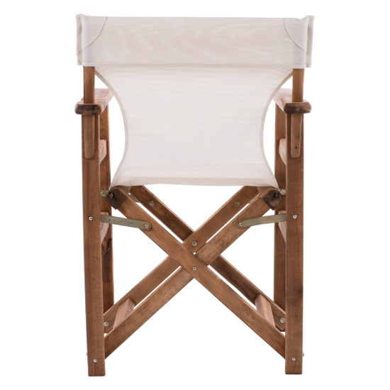 Καρεκλα σκηνοθετη λημνοσ καρυδι πανι εκρου textilene hm10368.60 57x54x88,5 εκ. ** Καρεκλα σκηνοθετη λημνοσ καρυδι πανι εκρου textilene hm10368.60 57x54x88,5 εκ. **