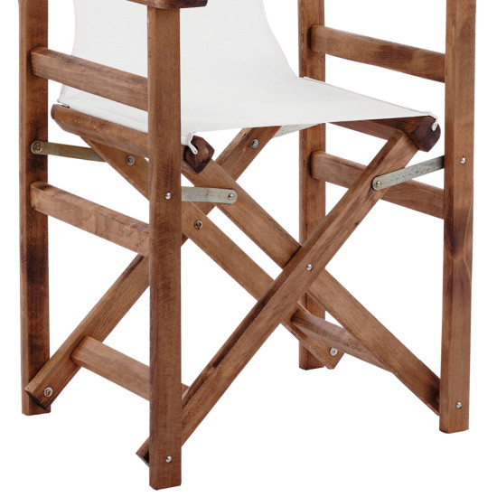 Καρεκλα σκηνοθετη λημνοσ καρυδι πανι εκρου textilene hm10368.60 57x54x88,5 εκ. ** Καρεκλα σκηνοθετη λημνοσ καρυδι πανι εκρου textilene hm10368.60 57x54x88,5 εκ. **