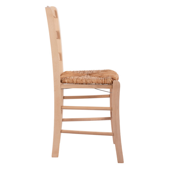 Καρεκλα αβαφη παροσ απο μασιφ ξυλο οξιασ με ψαθα hm10379.02 ** Καρεκλα αβαφη παροσ απο μασιφ ξυλο οξιασ με ψαθα hm10379.02 **