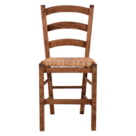 Καρεκλα καρυδι εμποτισμοσ παροσ με ψαθα hm10379.01 ** Καρεκλα καρυδι εμποτισμοσ παροσ με ψαθα hm10379.01 **