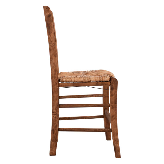 Καρεκλα καρυδι εμποτισμοσ παροσ με ψαθα hm10379.01 ** Καρεκλα καρυδι εμποτισμοσ παροσ με ψαθα hm10379.01 **