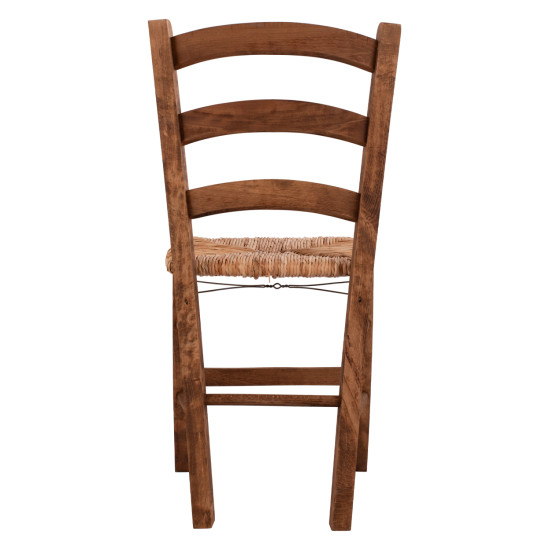 Καρεκλα καρυδι εμποτισμοσ παροσ με ψαθα hm10379.01 ** Καρεκλα καρυδι εμποτισμοσ παροσ με ψαθα hm10379.01 **