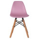 ΚΑΡΕΚΛΑ TWIST KID ΤΜΧ.HM8453.05 ΞΥΛΙΝΑ ΠΟΔΙΑ & ΚΑΘΙΣΜΑ ΡΟΖ PP 30,5Χ33Χ59 ΕΚ - 4τεμ **