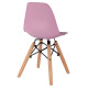 ΚΑΡΕΚΛΑ TWIST KID ΤΜΧ.HM8453.05 ΞΥΛΙΝΑ ΠΟΔΙΑ & ΚΑΘΙΣΜΑ ΡΟΖ PP 30,5Χ33Χ59 ΕΚ - 4τεμ **