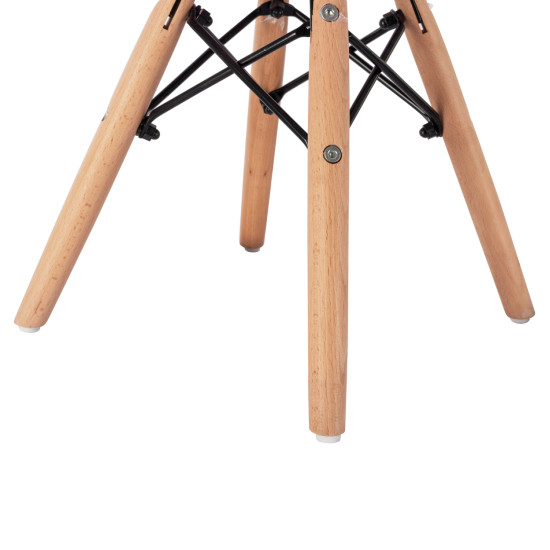 ΚΑΡΕΚΛΑ TWIST KID ΤΜΧ.HM8453.05 ΞΥΛΙΝΑ ΠΟΔΙΑ & ΚΑΘΙΣΜΑ ΡΟΖ PP 30,5Χ33Χ59 ΕΚ - 4τεμ **