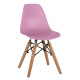 ΚΑΡΕΚΛΑ TWIST KID ΤΜΧ.HM8453.05 ΞΥΛΙΝΑ ΠΟΔΙΑ & ΚΑΘΙΣΜΑ ΡΟΖ PP 30,5Χ33Χ59 ΕΚ - 4τεμ **