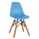 ΚΑΡΕΚΛΑ TWIST KID ΤΜΧ.HM8453.08 ΞΥΛΙΝΑ ΠΟΔΙΑ & ΚΑΘΙΣΜΑ ΜΠΛΕ PP 30,5Χ33Χ59 ΕΚ - 4τεμ **