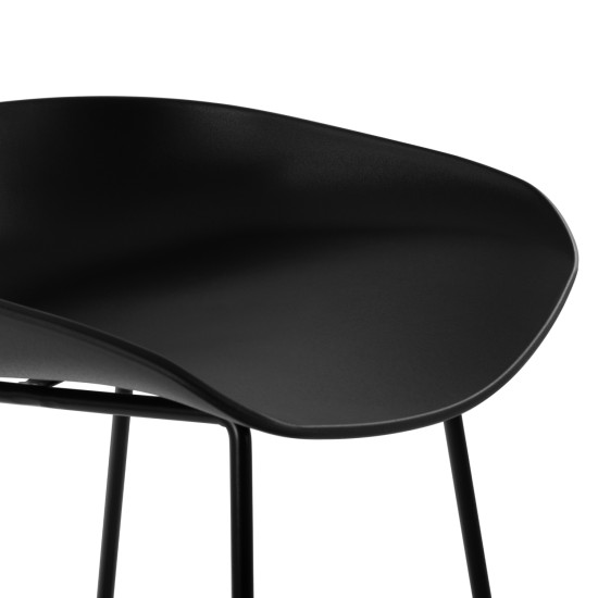 ΣΚΑΜΠΟ ΜΕΤΑΛΛΙΚΟ NAILA HM8450.02 ΜΕ ΚΑΘΙΣΜΑ PP ΜΑΥΡΟ 47x47x83 εκ. - 2τεμ ** ΣΚΑΜΠΟ ΜΕΤΑΛΛΙΚΟ NAILA HM8450.02 ΜΕ ΚΑΘΙΣΜΑ PP ΜΑΥΡΟ 47x47x83 εκ. - 2τεμ **