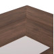 Τραπεζι αλουμινιου taber hm5131.11 λευκο με polywood top 200x100x75υεκ **