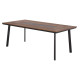 Τραπεζι αλουμινιου taber με polywood 200x100 γκρι hm5131.12 **