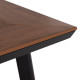 Τραπεζι αλουμινιου taber με polywood 200x100 γκρι hm5131.12 **