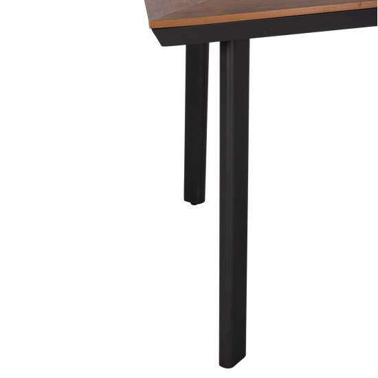Τραπεζι αλουμινιου taber με polywood 200x100 γκρι hm5131.12 **