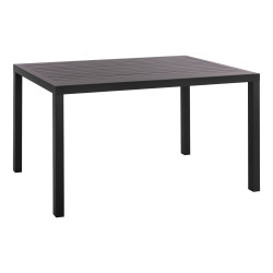Τραπεζι τραπεζαριασ αλουμινιου sahira hm5571.02 ανθρακι 140χ80x75,5υεκ. **