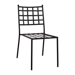 Μεταλλικη καρεκλα emery hm5509 σε μαυρη αποχρωση 46x58x88  cm **