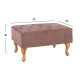 Ταμπουρε t.chesterfield emma hm226.05 σαπιο μηλο βελουδο-ποδια σε φυσικο 78x46x40y **