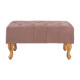 Ταμπουρε t.chesterfield emma hm226.05 σαπιο μηλο βελουδο-ποδια σε φυσικο 78x46x40y **