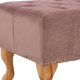 Ταμπουρε t.chesterfield emma hm226.05 σαπιο μηλο βελουδο-ποδια σε φυσικο 78x46x40y **