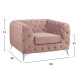 Πολυθρονα albert t.chesterfield σαπιο μηλο βελουδο hm3130.05 120χ88χ74υεκ. **