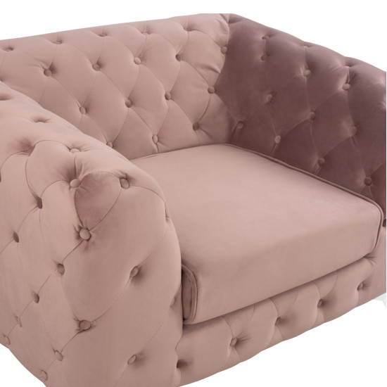 Πολυθρονα albert t.chesterfield σαπιο μηλο βελουδο hm3130.05 120χ88χ74υεκ. **