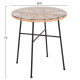 Σετ εξωτερικου χωρου 3τμχ allegra hm10476 wicker μπεζ-μεταλλο μαυρο **