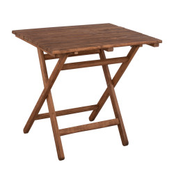 Τραπεζι σκηνοθετh λημνοσ 60χ80 μασιφ οξια εμπoτισμοσ καρυδι hm5651.01 **